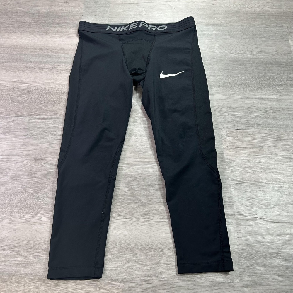 Nike Pro Compression Leggings Mens Large Black Leggings Base Layer BV5643-010